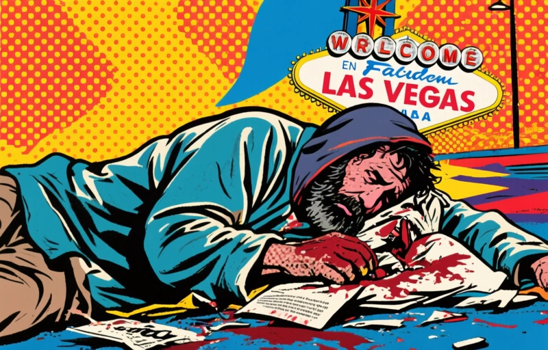 Trágico accidente en Las Vegas: fallece hombre sin hogar