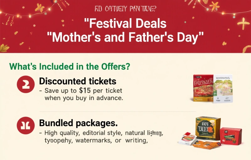 Visual representation of Festival Deals for Mother’s and Father’s Day