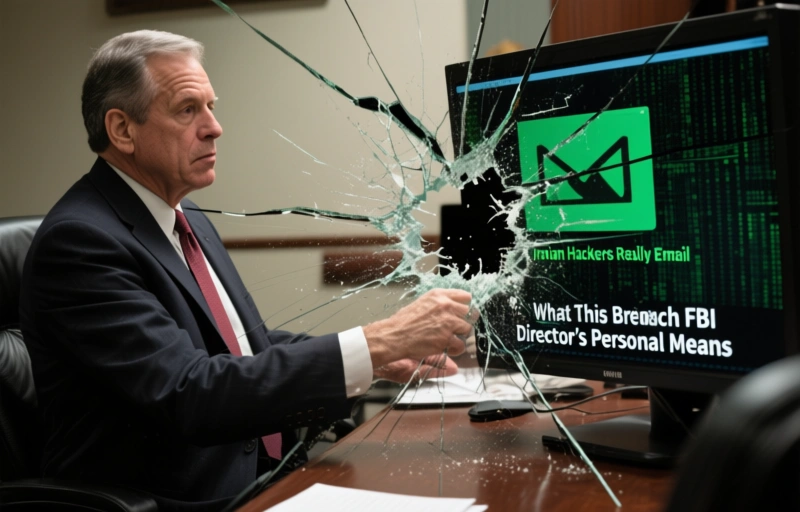 Visual representation of Iranian Hackers Breach FBI Director's Personal Email