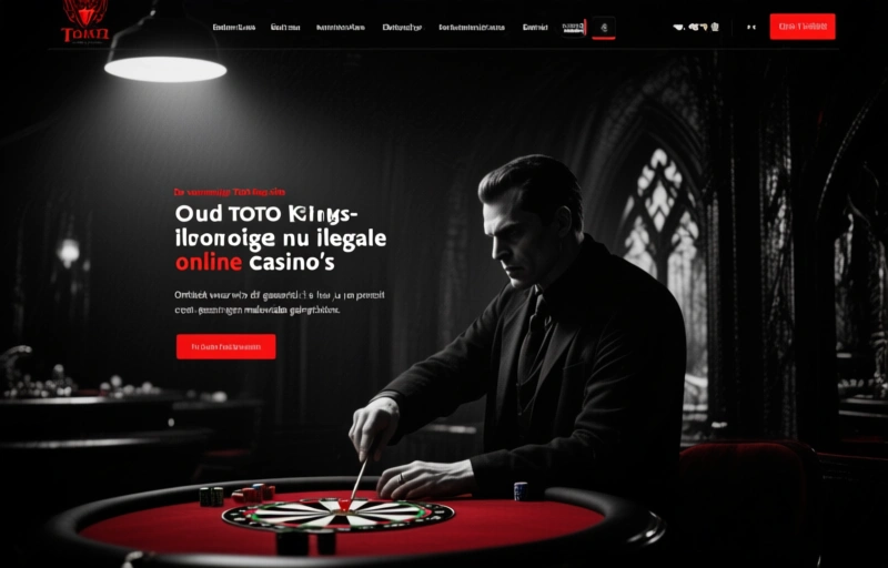 Oud TOTO Dart Kings-site promoot nu illegale casino's