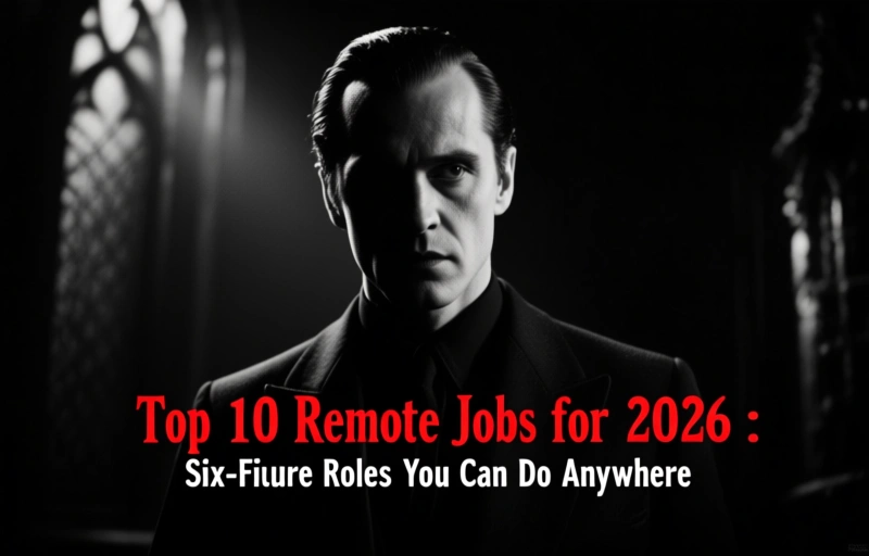 Top 10 Remote Jobs for 2026: Six-Figure Roles You Can Do Anywhere