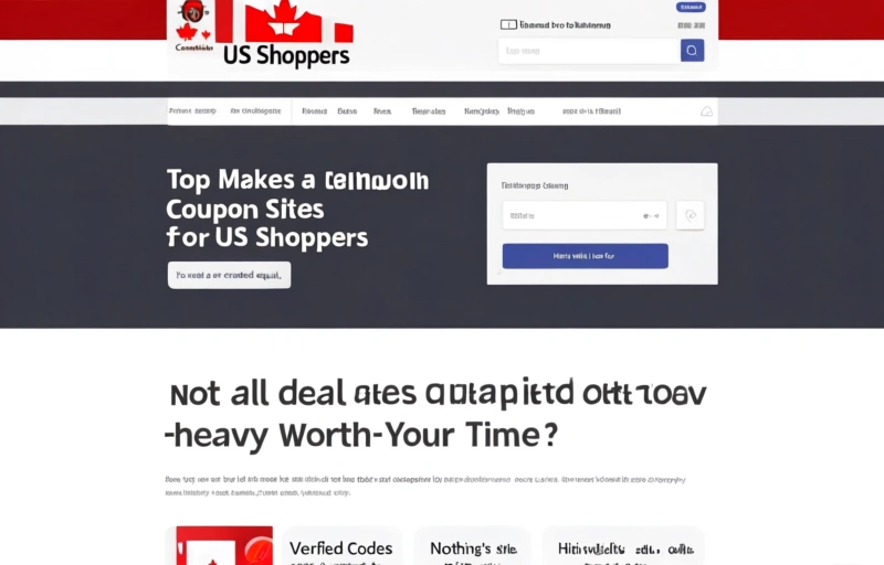 Visual representation of Top Canadian Coupon Sites for US Shoppers