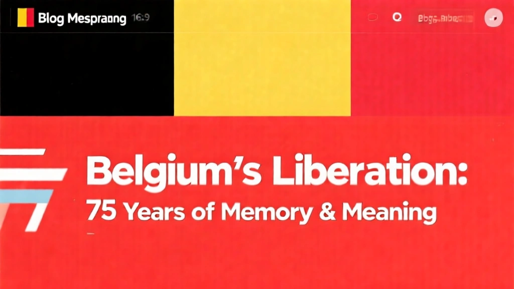 Belgium's Liberation: 75 Years of Memory & Meaning