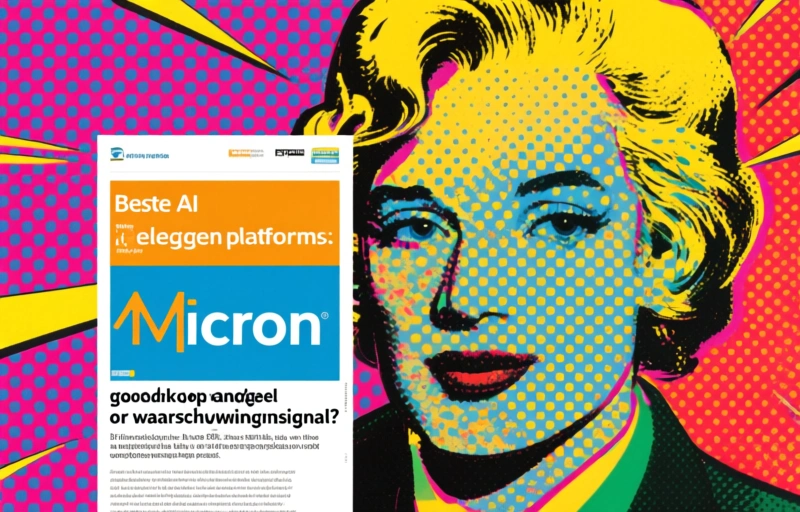 Micron: goedkoop aandeel of waarschuwingssignaal?