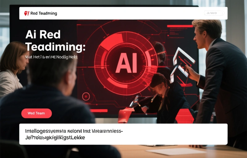 Visuele weergave van AI Red Teaming