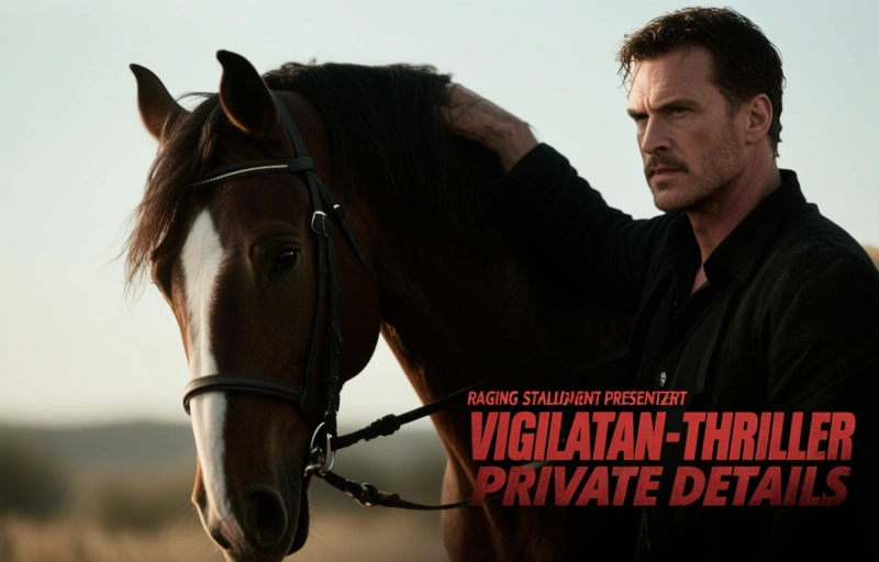 Visuelle Darstellung von Raging Stallion präsentiert Vigilanten-Thriller 'Private Details'