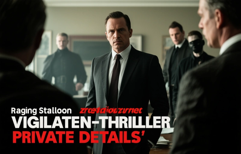 Visuelle Darstellung von Raging Stallion präsentiert Vigilanten-Thriller 'Private Details'