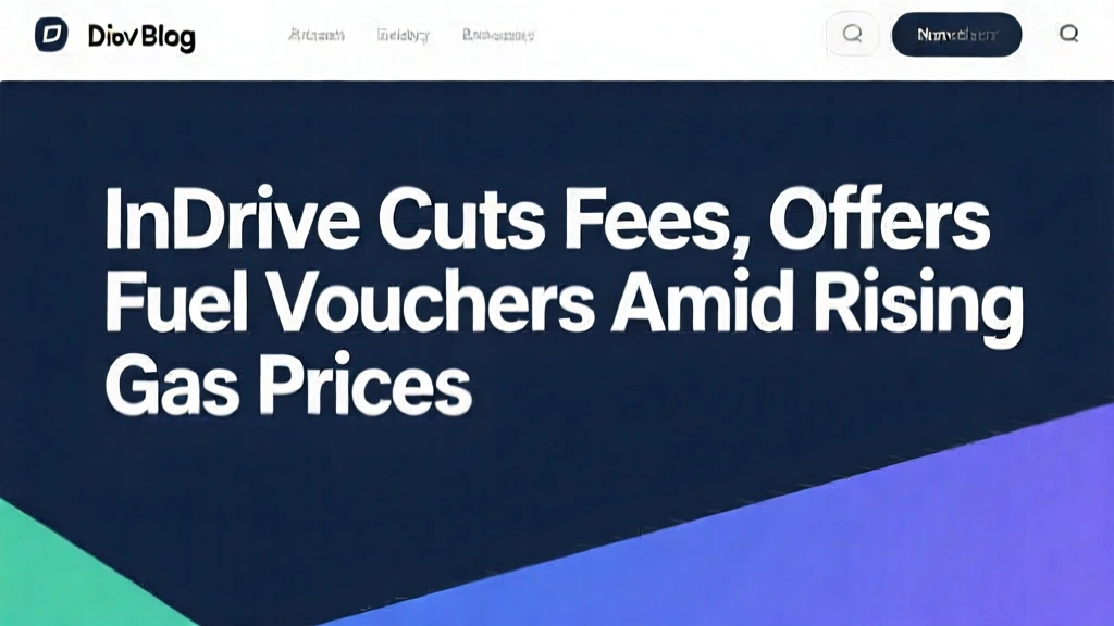 inDrive Cuts Fees, Offers Fuel Vouchers Amid Rising Gas Prices