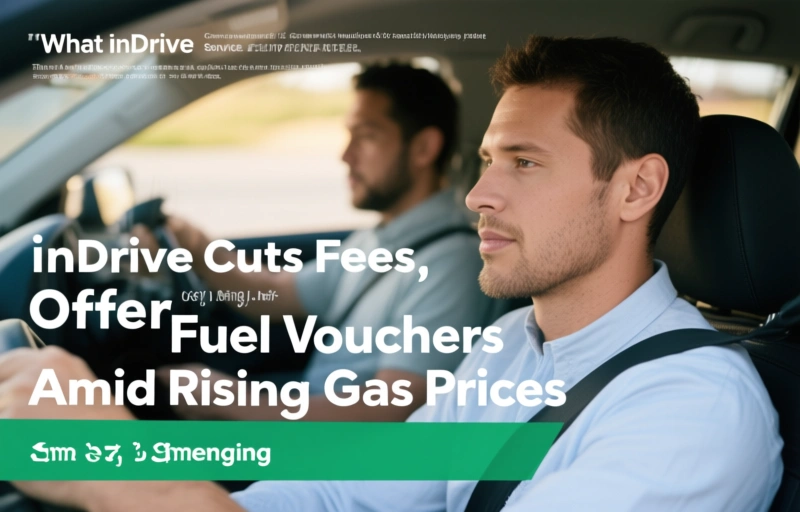 Visual representation of inDrive Cuts Fees, Offers Fuel Vouchers Amid Rising Gas Prices