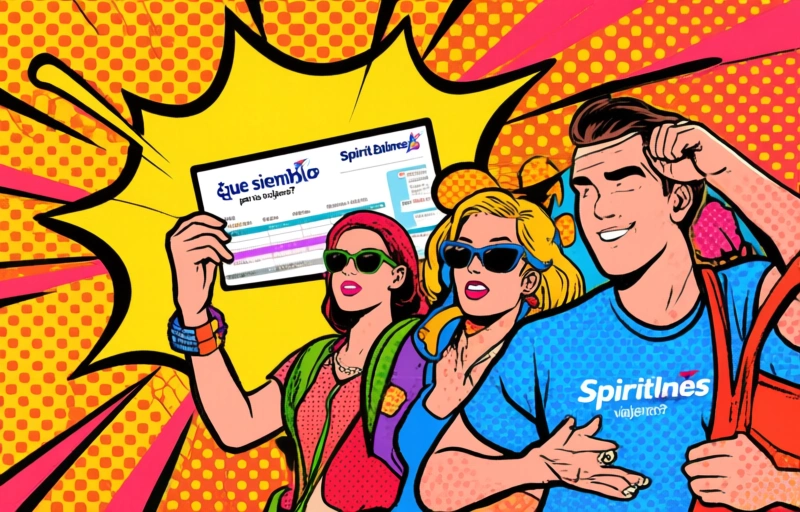 Representación visual de Spirit corta vuelos y sube precios en Florida y Las Vegas