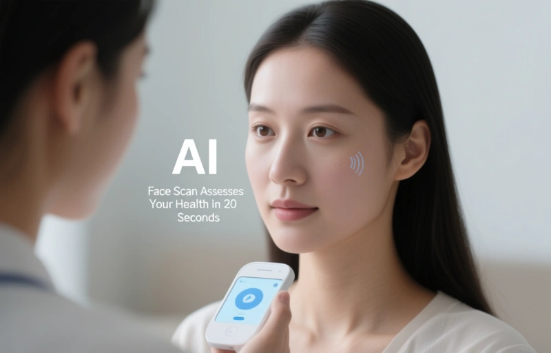 Visual representation of AI Face Scan Assesses Your Health in 20 Seconds