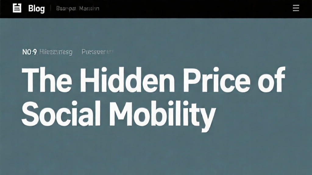 The Hidden Price of Social Mobility