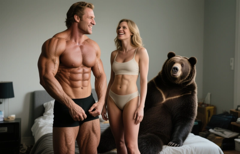 Will Angell gibt den Bottom für Robin Pierce – Muscle Bear…