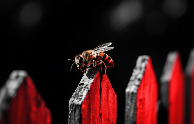 Visual representation of Best Bee-Friendly Fence Colors to Attract Pollinators