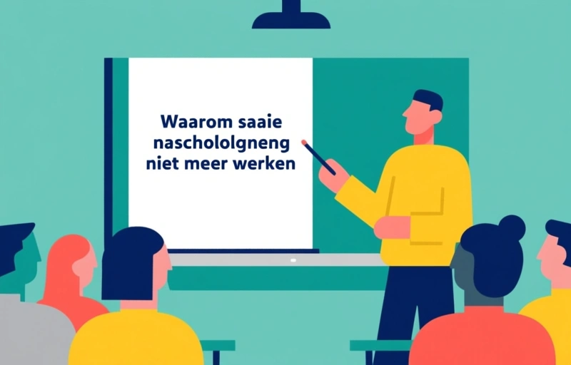 Visuele weergave van IC-verpleegkundigen ontsnappen uit de saaie nascholing