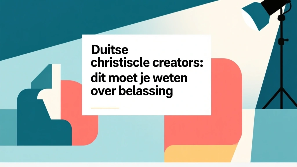 Duitse christelijke creators: dit moet je weten over belasting