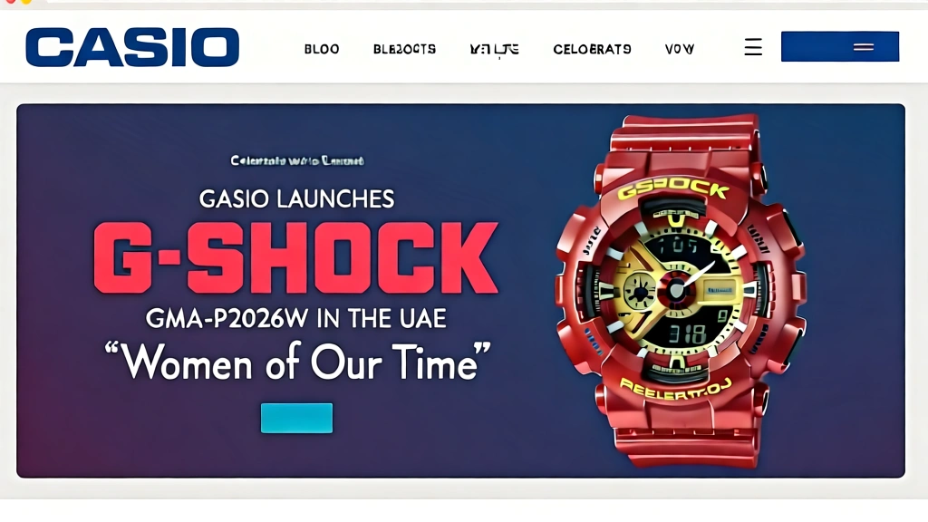 CASIO G-SHOCK GMA-P2126W: Celebrating Confident Women