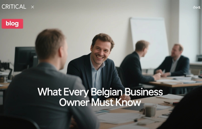 Entrepreneurial Insight: What Every Belgian Business Owner Must Know