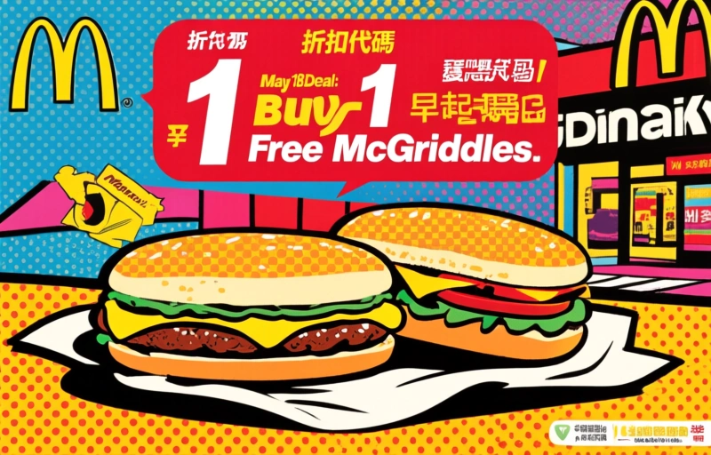 McDonald's May 18 Deal: Buy 1 Get 1 Free McGriddles