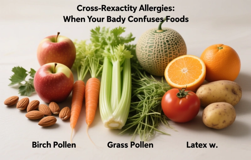Visual representation of Cross-Reactivity Allergies