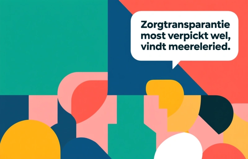Zorgtransparantie moet verplicht worden, vindt meerderheid