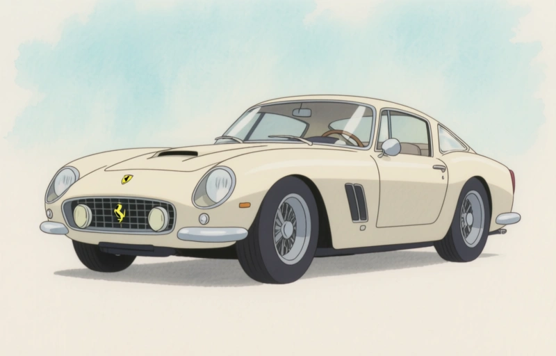 Visual representation of Famous Ferrari from Ferris Bueller's Day Off