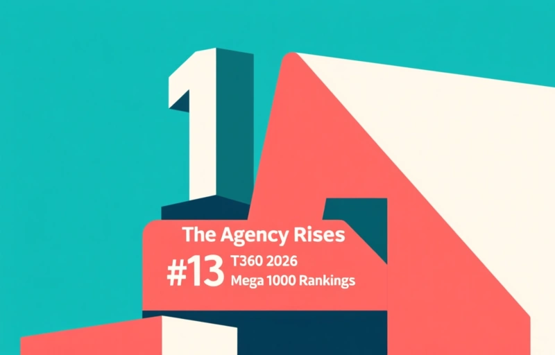 The Agency Rises to #13 in T360 2026 Mega 1000 Rankings