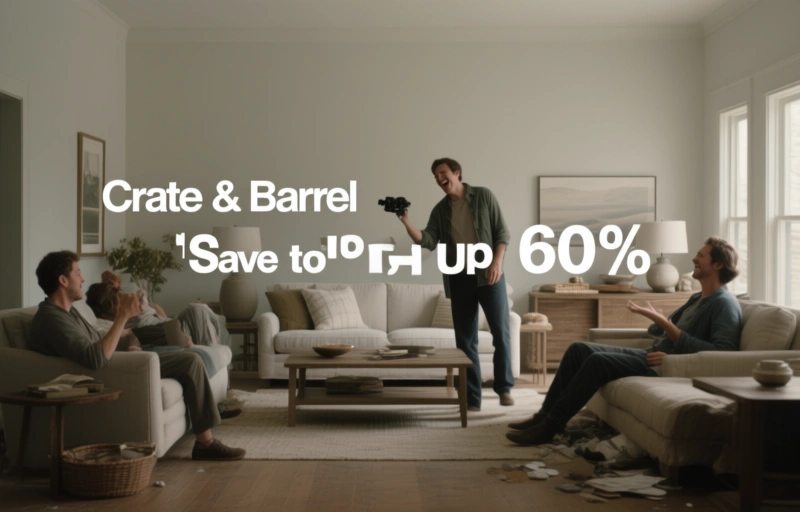 Crate & Barrel Promo Codes: Save Up to 60% on Furniture