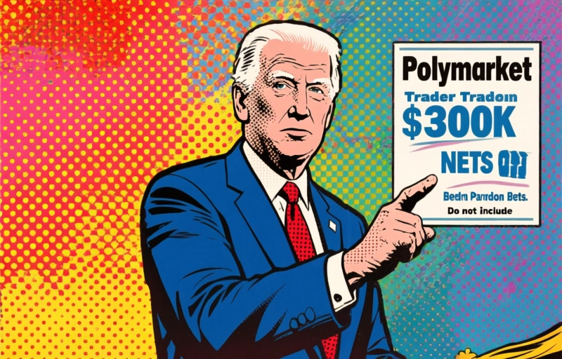 Polymarket Trader Nets $300K on Biden Pardon Bets