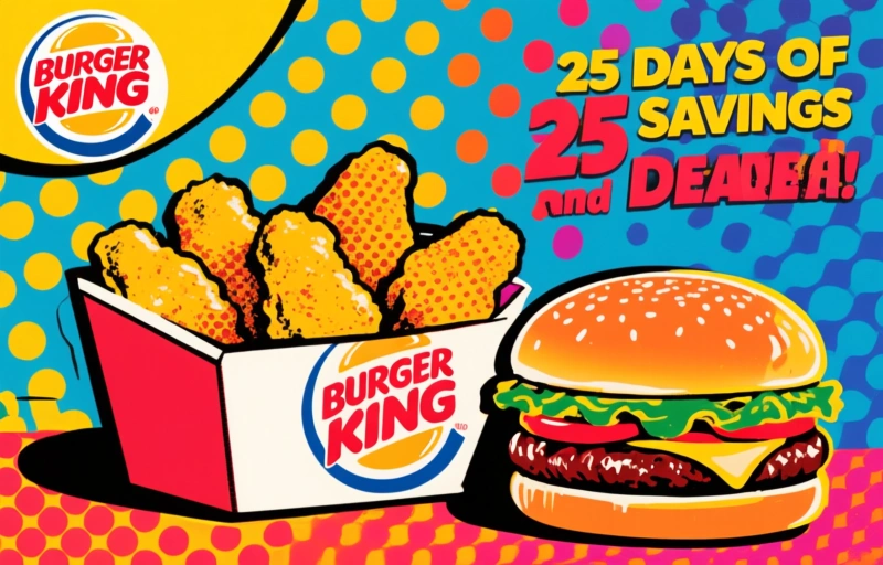 Burger King Deal: 25 Days of Savings on Nuggets and Burgers