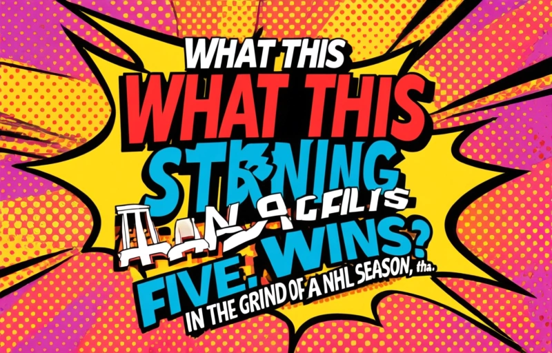 Visual representation of Hurricanes Dominate with 5th Straight Victory Over Red Wings