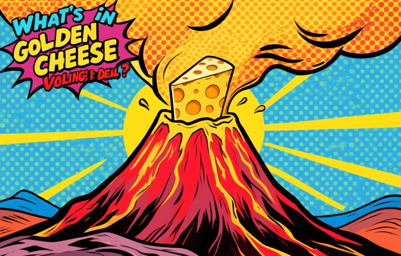 Visual representation of Domino's Golden Cheese Volcano Deal