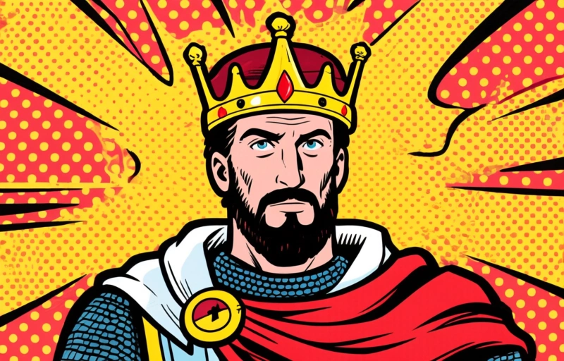 Visuele weergave van Koning Arthur Lezing