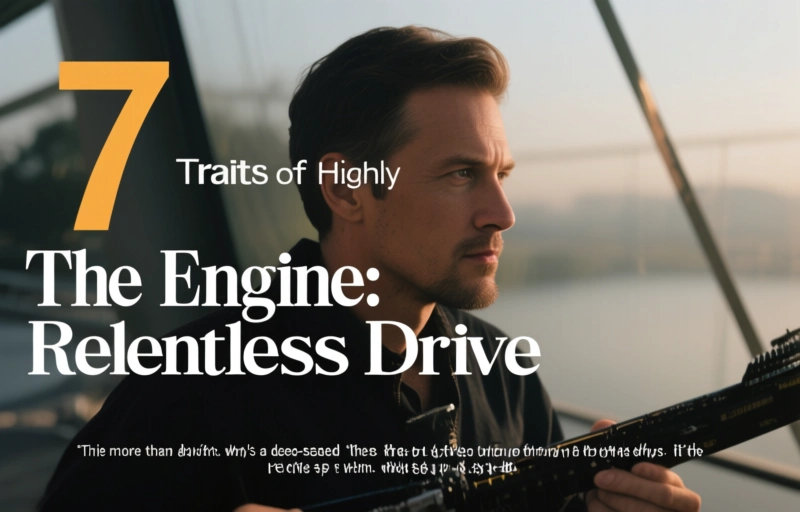 Visual representation of 7 Traits of Highly Successful People & How to Develop Them