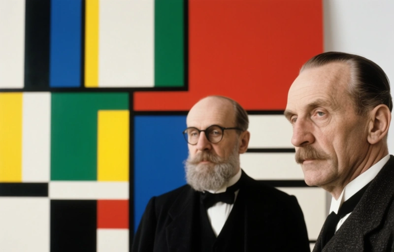 Visual representation of Van Doesburg and the Hungarian Avant-Garde Connection