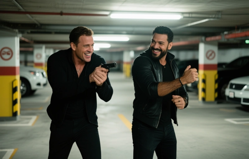 Heiße Parkhaus-Action: Channing Flynn und Ty Santana