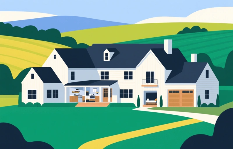 Reimagined Luxury Farmhouse on 28.58 Acres