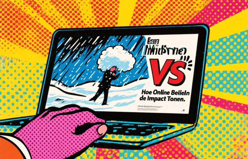 Winterstorm VS Social Media: Hoe Online Beelden de Impact Tonen