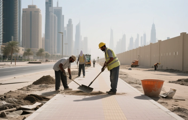 Dubai's 2026 Sidewalk Maintenance: 970,000 Sq Ft Upgrade