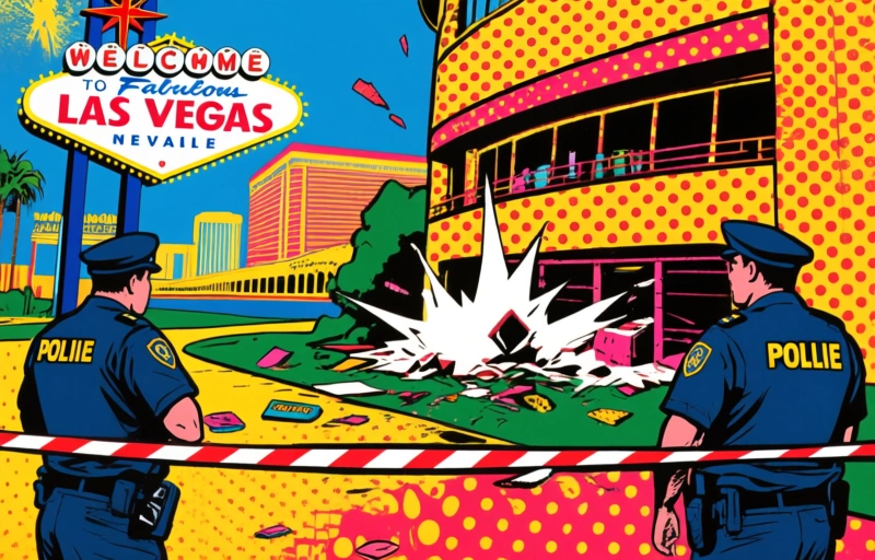 Ampumavälikohtaus Las Vegasin kasinon lähellä – epäilty barrikadoitui