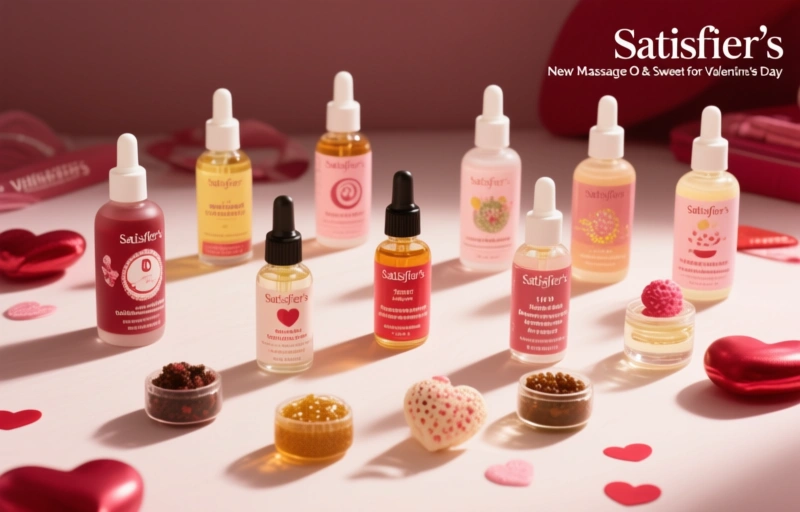 Visual representation of Satisfyer's New Massage Oils & Sweet Treat for Valentine's Day