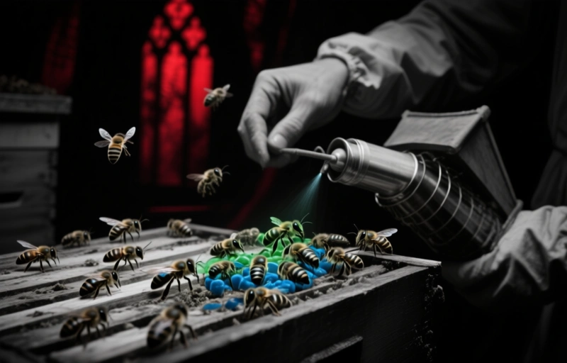 How Humidity Turns Bees from Blue to Green