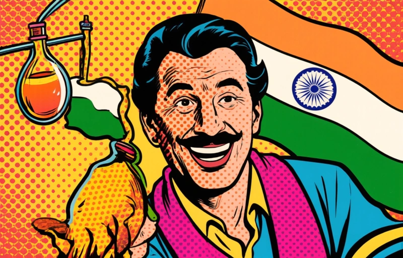 Visuele weergave van Indiase bedrijfswinsten onder druk door olieprijsschok