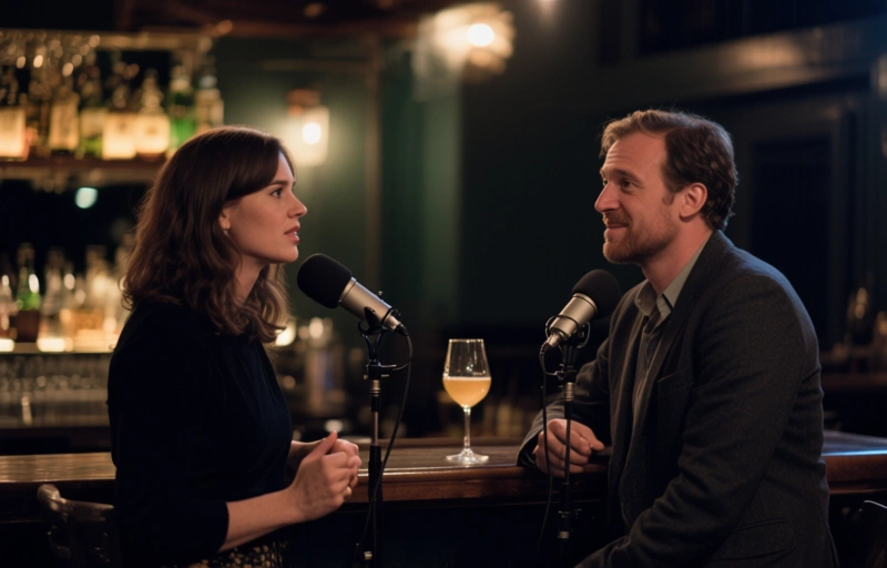 Visual representation of Anna de Ville & Peter Warren Return to And Now We Drink Podcast