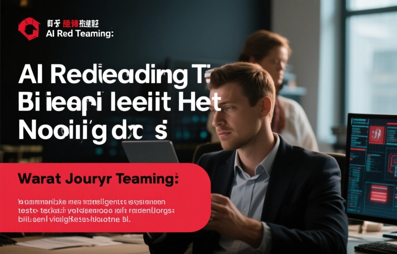 Visuele weergave van AI Red Teaming