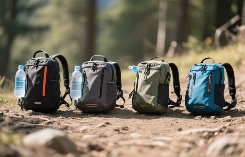 Visual representation of 4 Small MTB Backpacks Tested