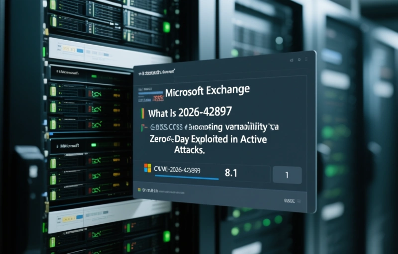 Visual representation of Microsoft Exchange Server Zero-Day Exploited in Active Attacks