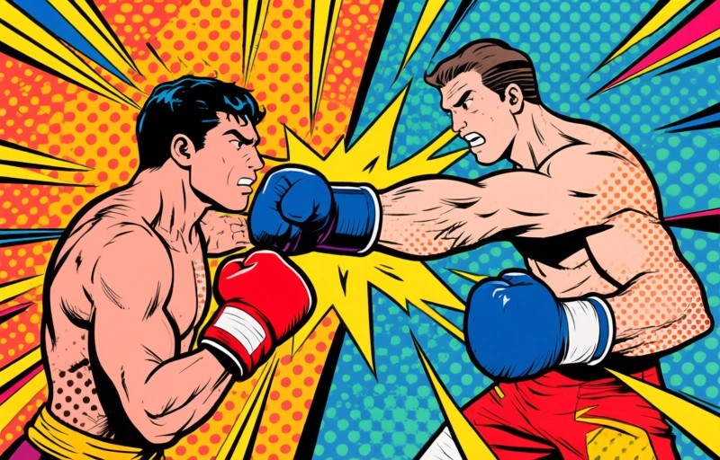 Representación visual de Zurdo vs Benavidez