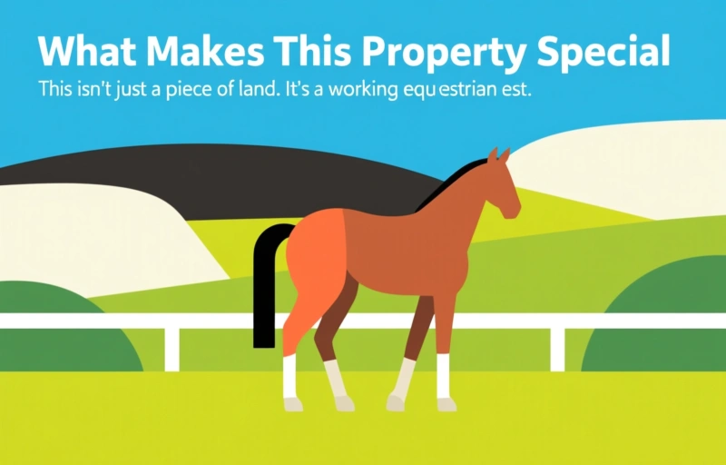 Visual representation of Naples Equestrian Estate with Private Lake & Arena