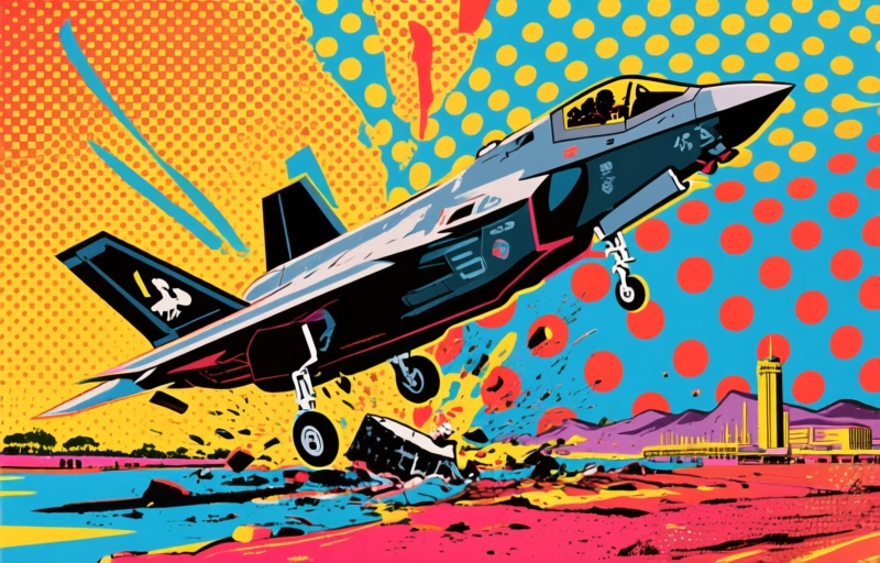 F-35-hävittäjä syöksyi maahan Las Vegasin pohjoispuolella - lentäjä loukkaantui